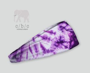 Purple Tie Dye Headband