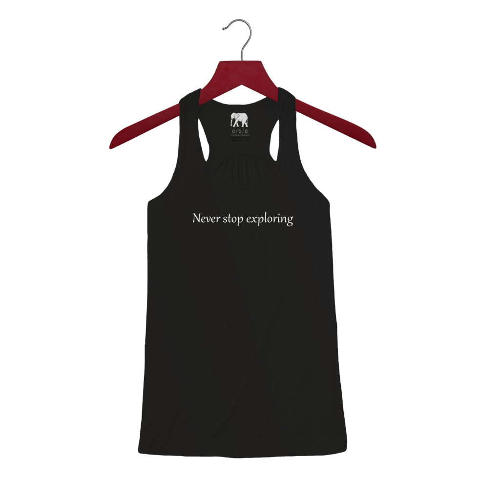 Never Stop Exploring Tank Top - Colorband Creative