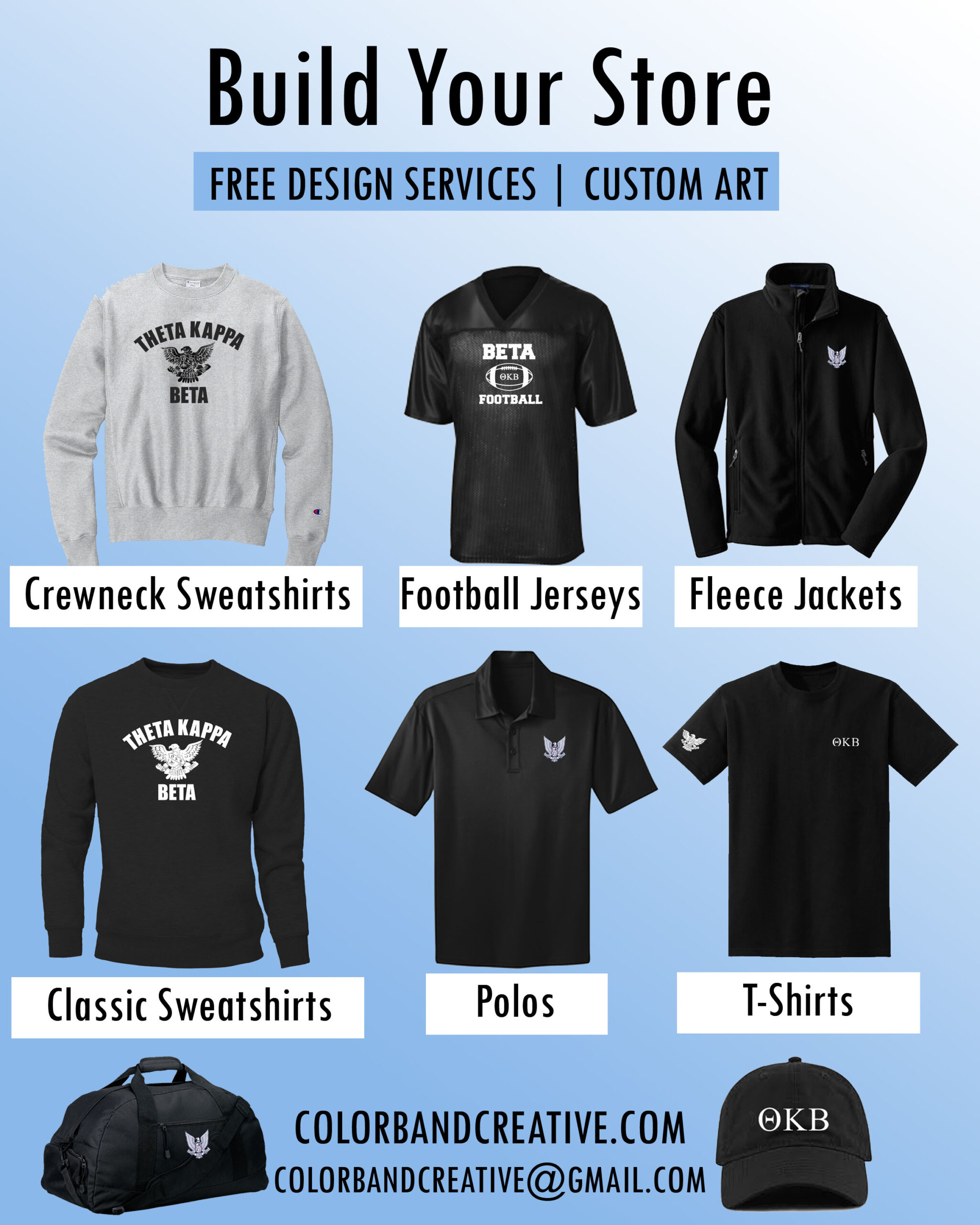 Custom Apparel + Accessories - Colorband Creative